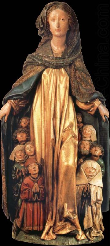 The Madonna of the cloak of proteccion, unknow artist